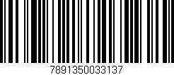Código de barras (EAN, GTIN, SKU, ISBN): '7891350033137'