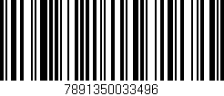 Código de barras (EAN, GTIN, SKU, ISBN): '7891350033496'