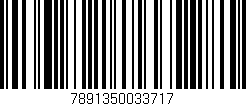 Código de barras (EAN, GTIN, SKU, ISBN): '7891350033717'