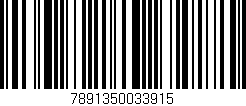 Código de barras (EAN, GTIN, SKU, ISBN): '7891350033915'