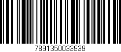 Código de barras (EAN, GTIN, SKU, ISBN): '7891350033939'