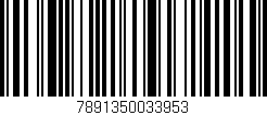 Código de barras (EAN, GTIN, SKU, ISBN): '7891350033953'