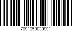 Código de barras (EAN, GTIN, SKU, ISBN): '7891350033991'