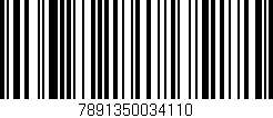 Código de barras (EAN, GTIN, SKU, ISBN): '7891350034110'