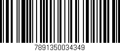 Código de barras (EAN, GTIN, SKU, ISBN): '7891350034349'