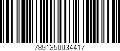 Código de barras (EAN, GTIN, SKU, ISBN): '7891350034417'