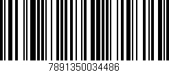 Código de barras (EAN, GTIN, SKU, ISBN): '7891350034486'