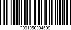 Código de barras (EAN, GTIN, SKU, ISBN): '7891350034639'