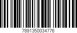 Código de barras (EAN, GTIN, SKU, ISBN): '7891350034776'