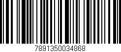 Código de barras (EAN, GTIN, SKU, ISBN): '7891350034868'