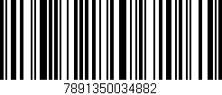 Código de barras (EAN, GTIN, SKU, ISBN): '7891350034882'