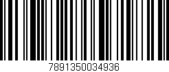 Código de barras (EAN, GTIN, SKU, ISBN): '7891350034936'