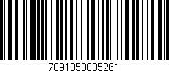 Código de barras (EAN, GTIN, SKU, ISBN): '7891350035261'