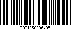 Código de barras (EAN, GTIN, SKU, ISBN): '7891350036435'