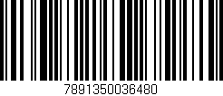 Código de barras (EAN, GTIN, SKU, ISBN): '7891350036480'