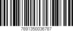 Código de barras (EAN, GTIN, SKU, ISBN): '7891350036787'
