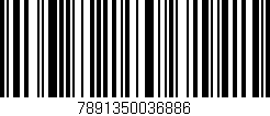 Código de barras (EAN, GTIN, SKU, ISBN): '7891350036886'