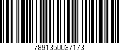 Código de barras (EAN, GTIN, SKU, ISBN): '7891350037173'