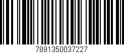Código de barras (EAN, GTIN, SKU, ISBN): '7891350037227'