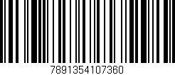 Código de barras (EAN, GTIN, SKU, ISBN): '7891354107360'