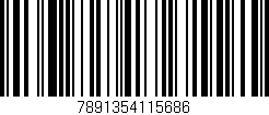 Código de barras (EAN, GTIN, SKU, ISBN): '7891354115686'