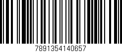 Código de barras (EAN, GTIN, SKU, ISBN): '7891354140657'