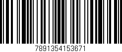 Código de barras (EAN, GTIN, SKU, ISBN): '7891354153671'