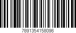 Código de barras (EAN, GTIN, SKU, ISBN): '7891354158096'