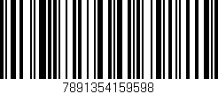 Código de barras (EAN, GTIN, SKU, ISBN): '7891354159598'