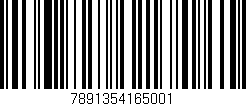 Código de barras (EAN, GTIN, SKU, ISBN): '7891354165001'
