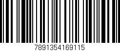 Código de barras (EAN, GTIN, SKU, ISBN): '7891354169115'