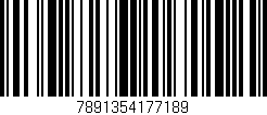 Código de barras (EAN, GTIN, SKU, ISBN): '7891354177189'