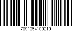 Código de barras (EAN, GTIN, SKU, ISBN): '7891354180219'