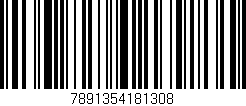 Código de barras (EAN, GTIN, SKU, ISBN): '7891354181308'