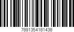 Código de barras (EAN, GTIN, SKU, ISBN): '7891354181438'