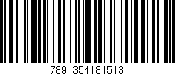 Código de barras (EAN, GTIN, SKU, ISBN): '7891354181513'