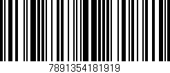 Código de barras (EAN, GTIN, SKU, ISBN): '7891354181919'