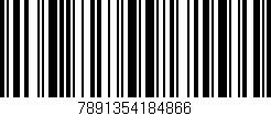 Código de barras (EAN, GTIN, SKU, ISBN): '7891354184866'