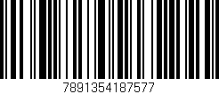 Código de barras (EAN, GTIN, SKU, ISBN): '7891354187577'