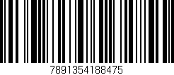 Código de barras (EAN, GTIN, SKU, ISBN): '7891354188475'