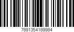 Código de barras (EAN, GTIN, SKU, ISBN): '7891354189984'