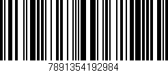 Código de barras (EAN, GTIN, SKU, ISBN): '7891354192984'