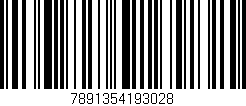 Código de barras (EAN, GTIN, SKU, ISBN): '7891354193028'
