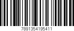 Código de barras (EAN, GTIN, SKU, ISBN): '7891354195411'