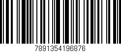 Código de barras (EAN, GTIN, SKU, ISBN): '7891354196876'