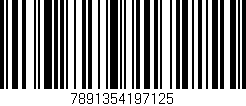 Código de barras (EAN, GTIN, SKU, ISBN): '7891354197125'