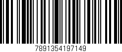 Código de barras (EAN, GTIN, SKU, ISBN): '7891354197149'