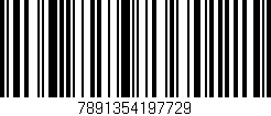 Código de barras (EAN, GTIN, SKU, ISBN): '7891354197729'