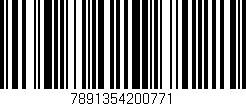 Código de barras (EAN, GTIN, SKU, ISBN): '7891354200771'
