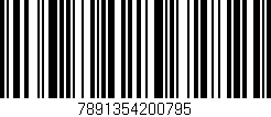 Código de barras (EAN, GTIN, SKU, ISBN): '7891354200795'